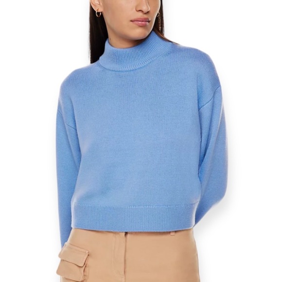 Aritzia Sweaters - Aritzia Wilfred Free Harper 100% Merino Wool Turtle Mock Neck Sweater NWT